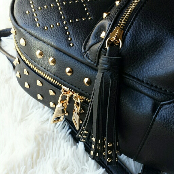 LAST CHANCE {Bebe} NWOT MINI Studded Backpack - Picture 3 of 8